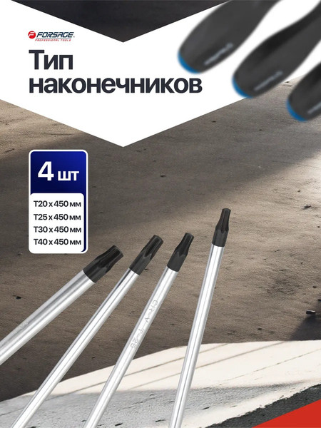 Набор отверток Forsage F-2044TL