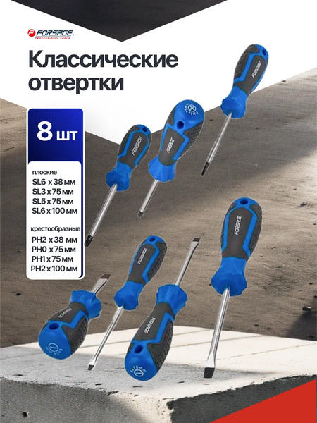 Набор отверток Forsage F-7033С