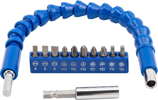 Набор бит Forsage С гибким валом / F-7012S - фото