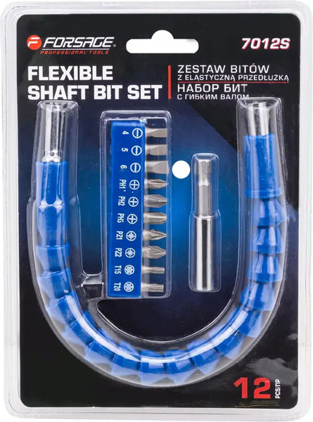 Набор бит Forsage С гибким валом / F-7012S