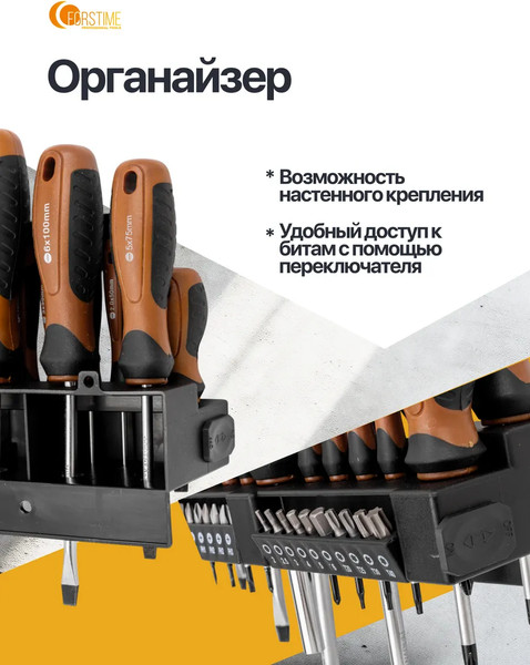 Набор отверток Forstime FT-7037