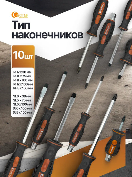 Набор отверток Forstime FT-7010M
