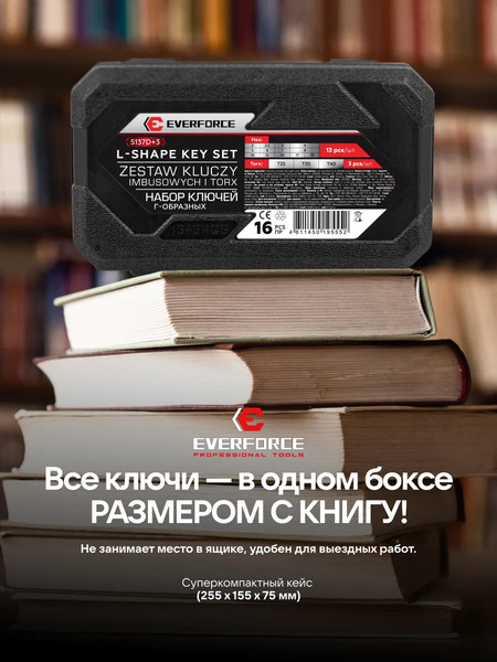 Набор ключей Everforce EF-5137D+3