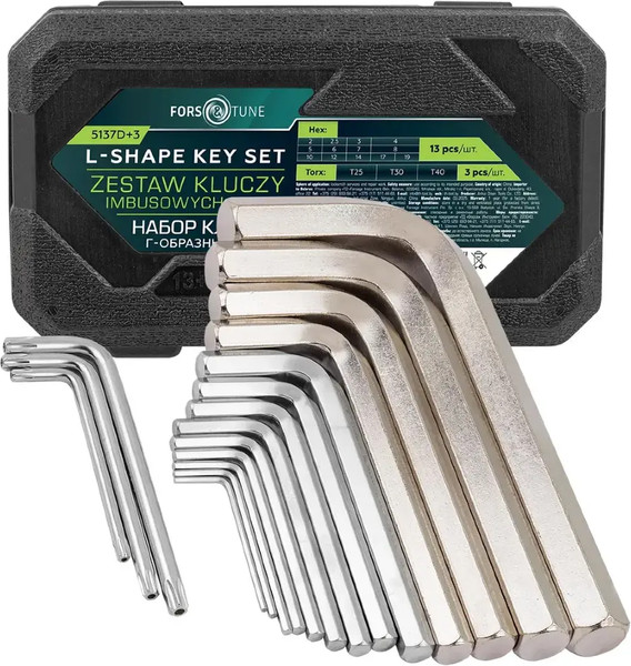 Набор ключей FORSandTUNE 5137D+3 - фото