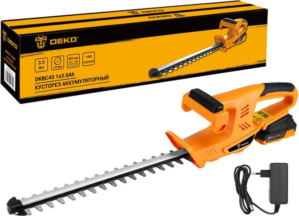 Кусторез аккумуляторный Deko DKBC45 / 065-1252