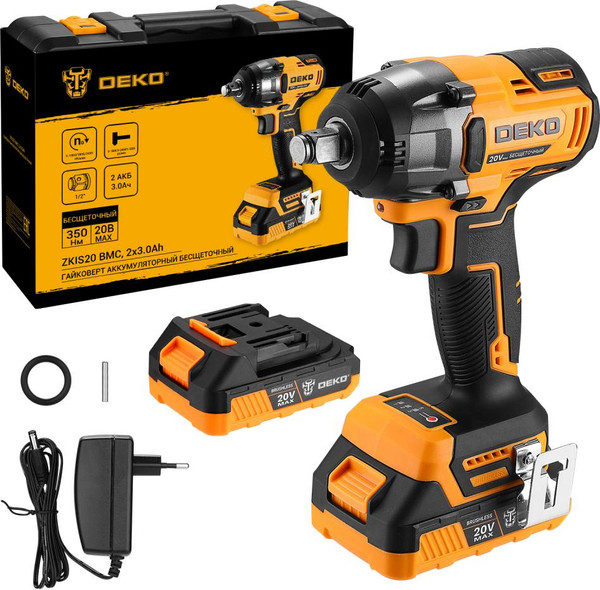 Аккумуляторный гайковерт Deko ZKIS20 / 081-1013 - фото