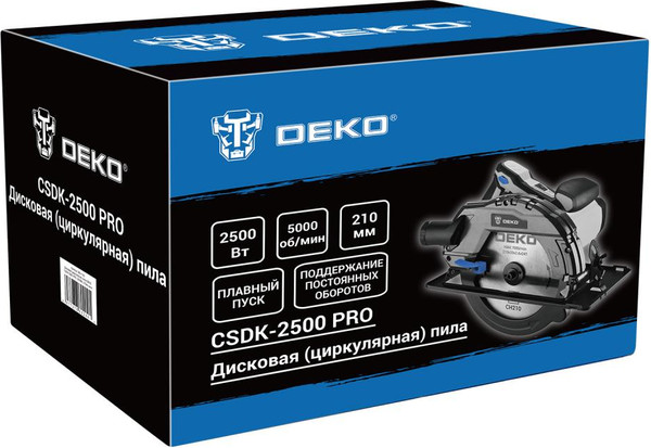 Дисковая пила Deko CSDK-2500 Pro / 085-1153