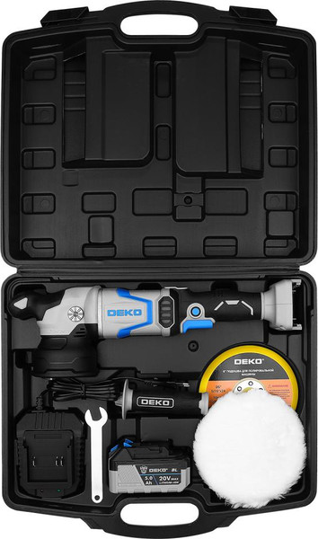 Полировальная машина Deko DKCP20DA Pro / 085-1066