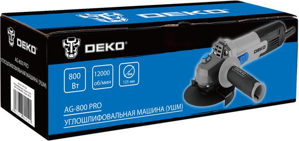 Угловая шлифовальная машина Deko AG-800 Pro / 081-1024
