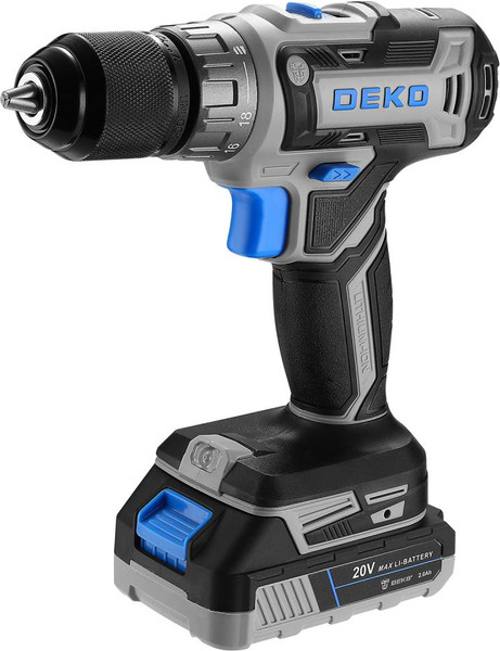 Аккумуляторная дрель-шуруповерт Deko ZKCD20V Pro / 084-1005