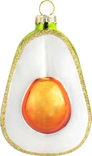 Елочная игрушка Волшебная страна Авокадо 108601 - фото