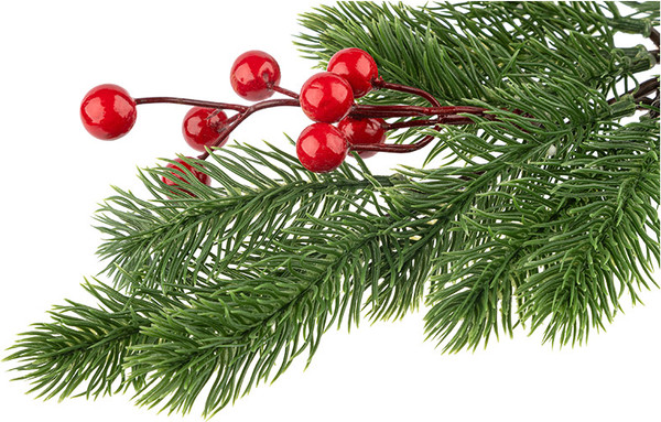 Ветка новогодняя Волшебная страна Ветка с ягодами 110600