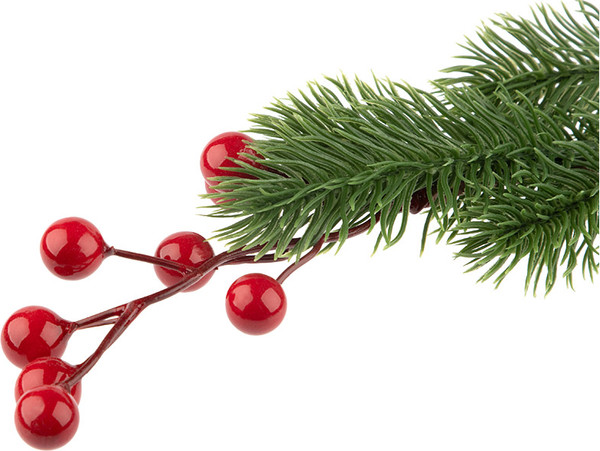 Ветка новогодняя Волшебная страна Ветка с ягодами 110596