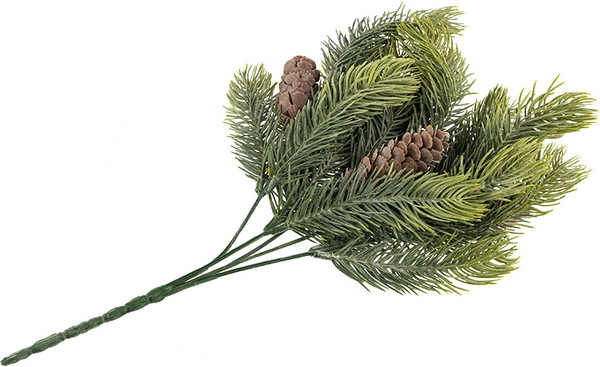 Ветка новогодняя Волшебная страна Ветка с шишками 110594