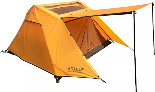 Палатка Artelv кемпинговая 4 / ATOP4O (оранжевый)