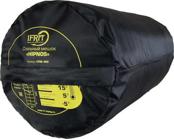 Спальный мешок IFRIT Hipnos -5 oxford 210D 240х85 / СПМ-422