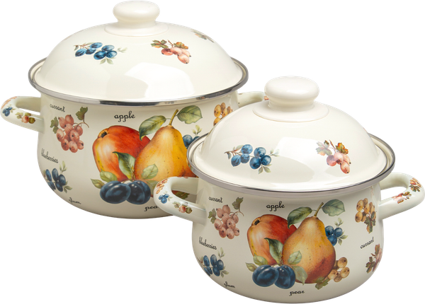 Набор кастрюль Agness Фрукты 934-703 - фото