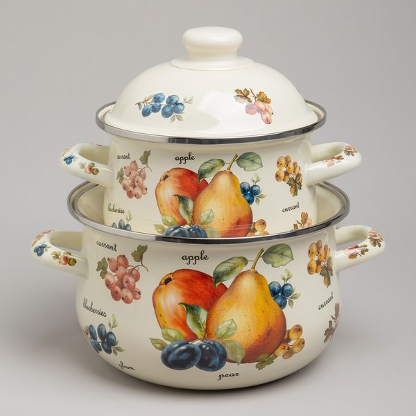 Набор кастрюль Agness Фрукты 934-703
