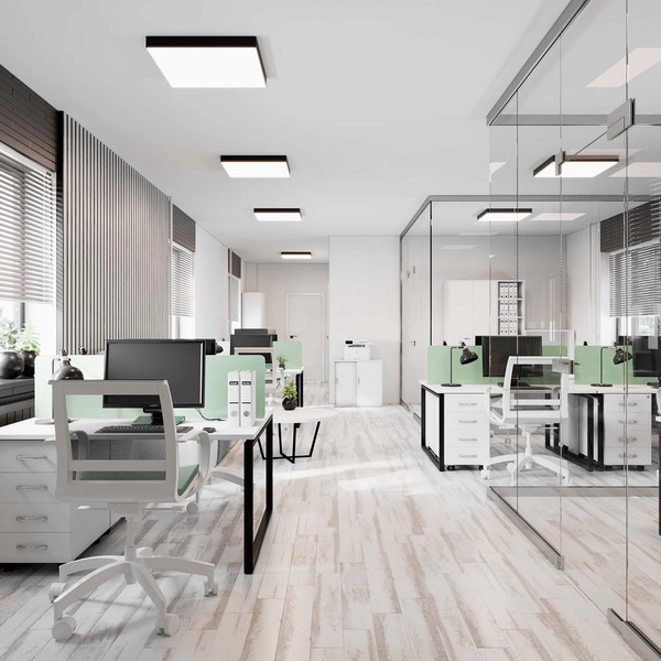 Потолочный светильник Arlight SP-QUADRO-S400x400-40W Day4000 BK 120deg / 034795