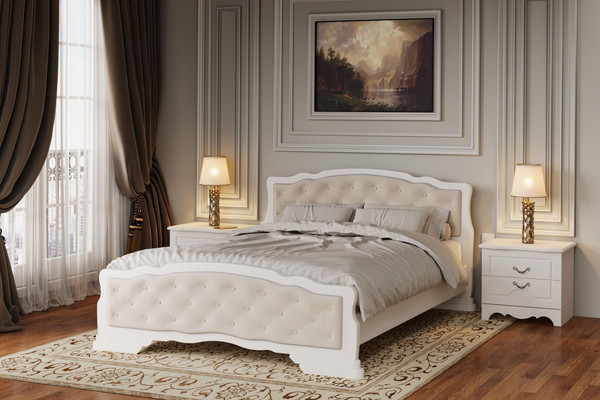 Полуторная кровать Bravo Мебель Карина-10 140х200