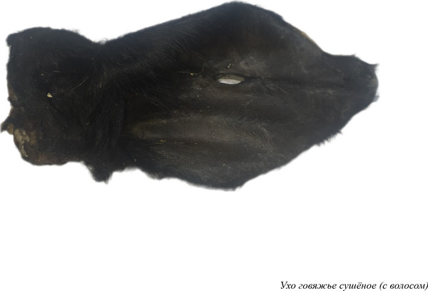 Лакомство для собак Mr. Нямыч Ухо говяжье с шерстью