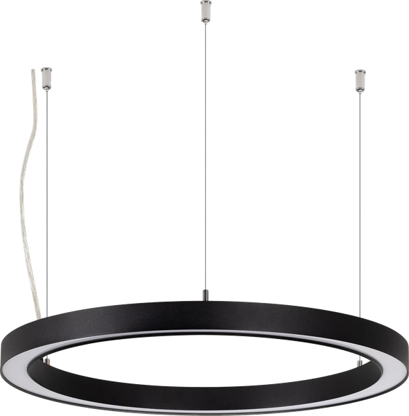 Потолочный светильник Arlight SP-CIRCLE-HANG-O3535-D500-30W Warm3000 RAL9005 120deg / 049360 - фото