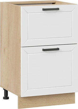 Шкаф-стол кухонный ТриЯ Лорас 1Н5Я2 с двумя ящиками - фото