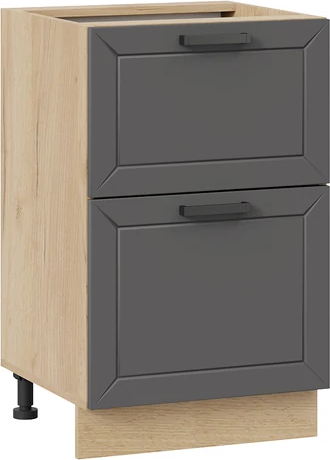 Шкаф-стол кухонный ТриЯ Лорас 1Н5Я2 с двумя ящиками - фото