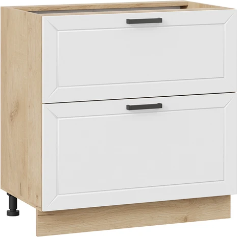 Шкаф-стол кухонный ТриЯ Лорас 1Н8Я2 с двумя ящиками - фото