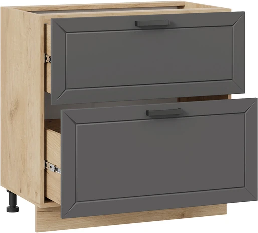 Шкаф-стол кухонный ТриЯ Лорас 1Н8Я2 с двумя ящиками