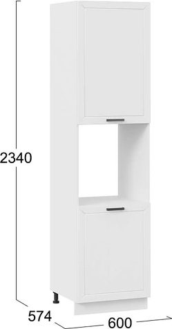 Шкаф-пенал кухонный ТриЯ Лорас 1ПВ6 с двумя дверями