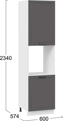 Шкаф-пенал кухонный ТриЯ Лорас 1ПВ6 с двумя дверями