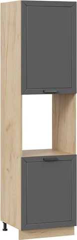 Шкаф-пенал кухонный ТриЯ Лорас 1ПВ6 с двумя дверями - фото