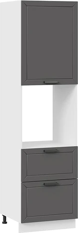 Шкаф-пенал кухонный ТриЯ Лорас 1П6Я2 с одной дверью и двумя ящиками - фото