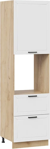 Шкаф-пенал кухонный ТриЯ Лорас 1П6Я2 с одной дверью и двумя ящиками - фото