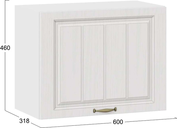 Шкаф навесной для кухни ТриЯ Лина 1ВВ6Г с одной откидной дверью