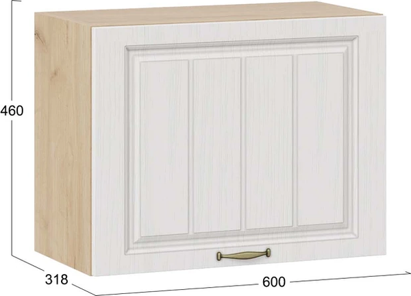 Шкаф навесной для кухни ТриЯ Лина 1ВВ6Г с одной откидной дверью