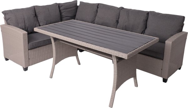 Комплект садовой мебели AksHome Rosewood (серый) - фото