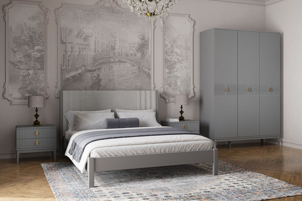 Полуторная кровать Bravo Мебель Нортан 140х200