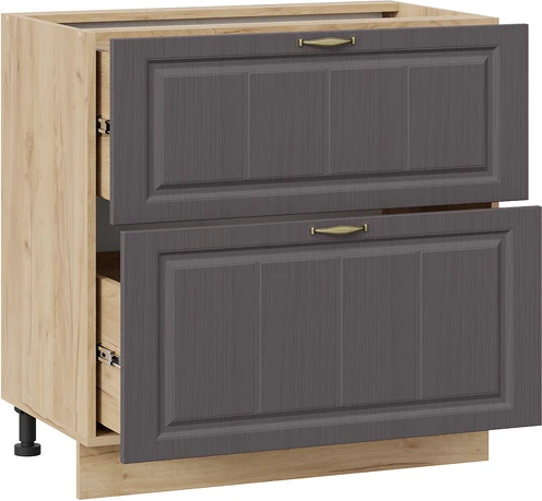 Шкаф-стол кухонный ТриЯ Лина 1Н8Я2 с двумя ящикам