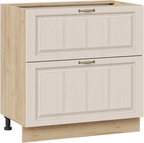 Шкаф-стол кухонный ТриЯ Лина 1Н8Я2 с двумя ящикам - фото