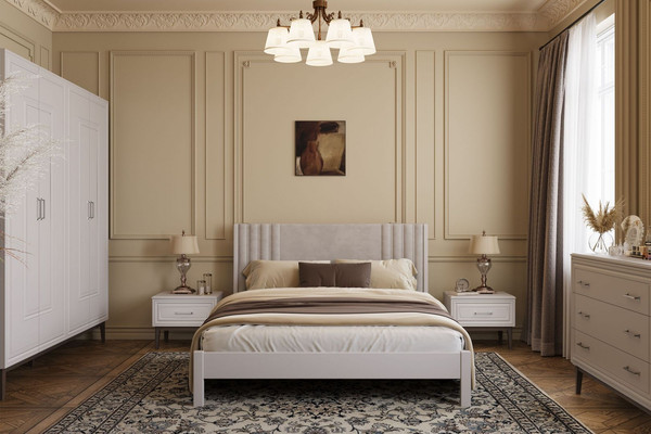 Полуторная кровать Bravo Мебель Нортан 140х200