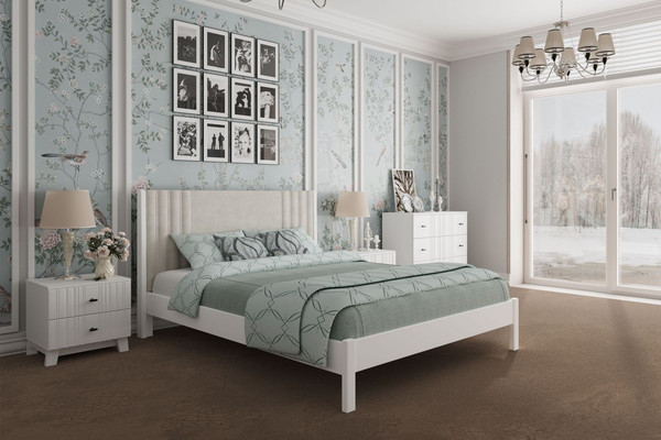 Двуспальная кровать Bravo Мебель Нортан 160х200