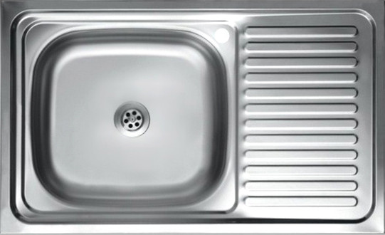 Мойка кухонная Ukinox ECO 800.500 L - фото