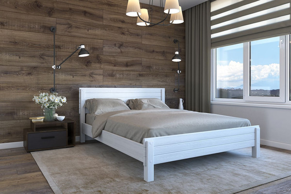 Полуторная кровать Bravo Мебель Рейма 140х200