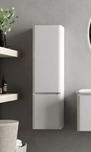 Шкаф-полупенал для ванной Raval Welto 120 / Wel.04.120/P/W/RL  - фото