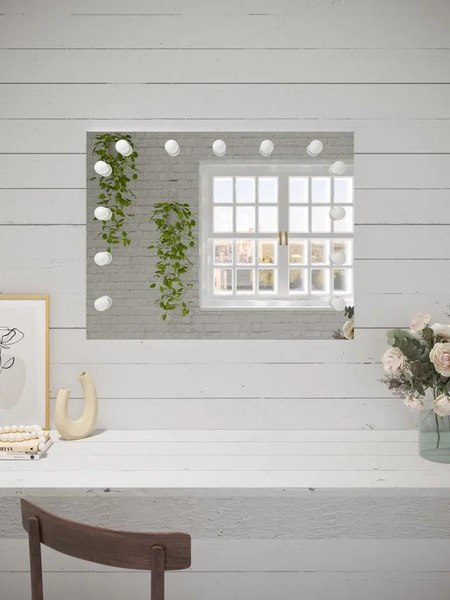 Зеркало Континент Гримерное Антураж 90х70 - фото