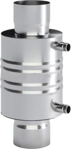 Теплообменник на трубу Везувий L500мм 7л d115мм AISI430 1.0мм - фото