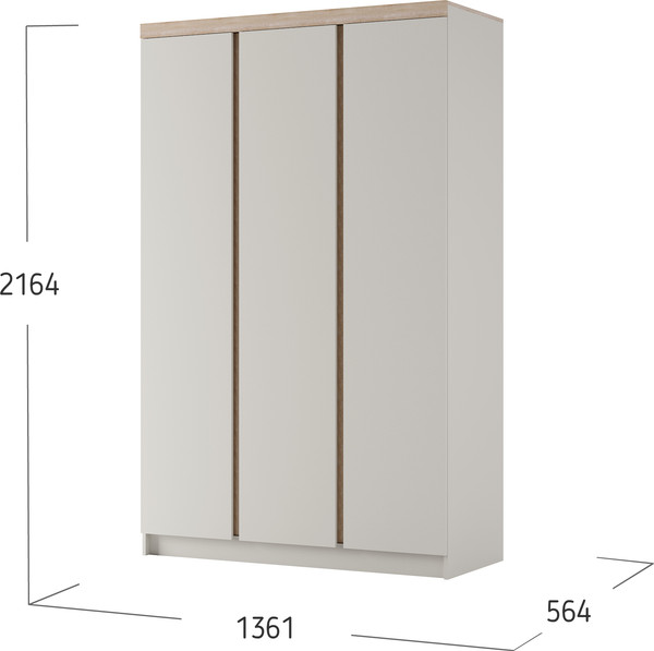 Шкаф Bravo Мебель Юта ШР-3