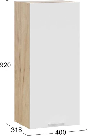 Шкаф навесной для кухни ТриЯ Габриэлла 1ВВ4 с одной дверью